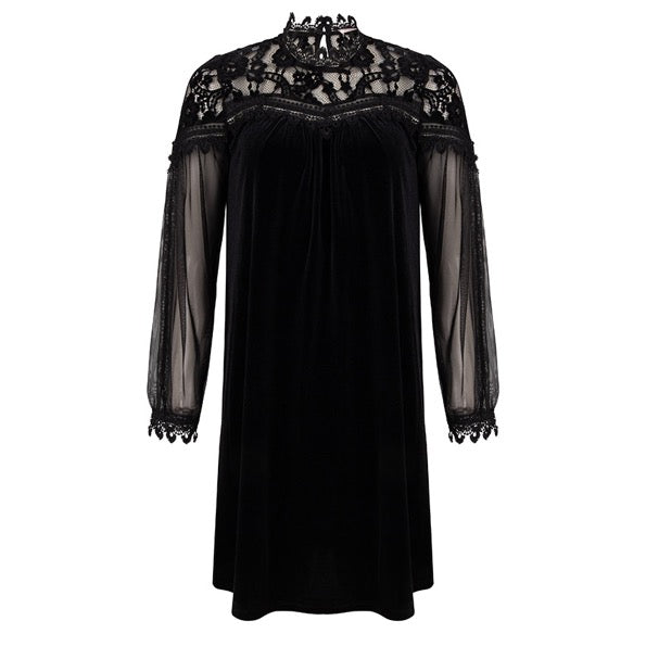 Esqualo Dress Velour Lac